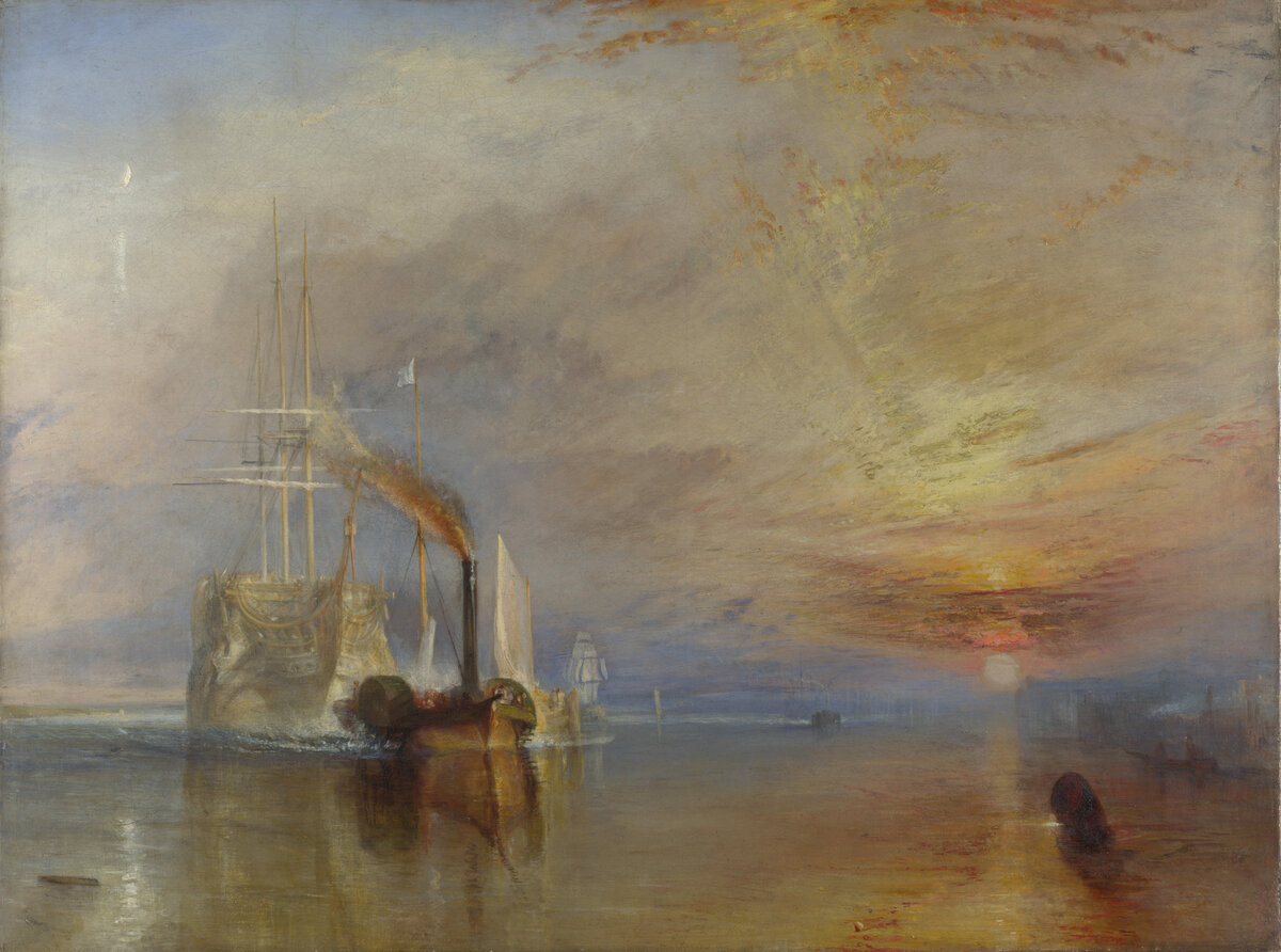 painting fighting temeraire