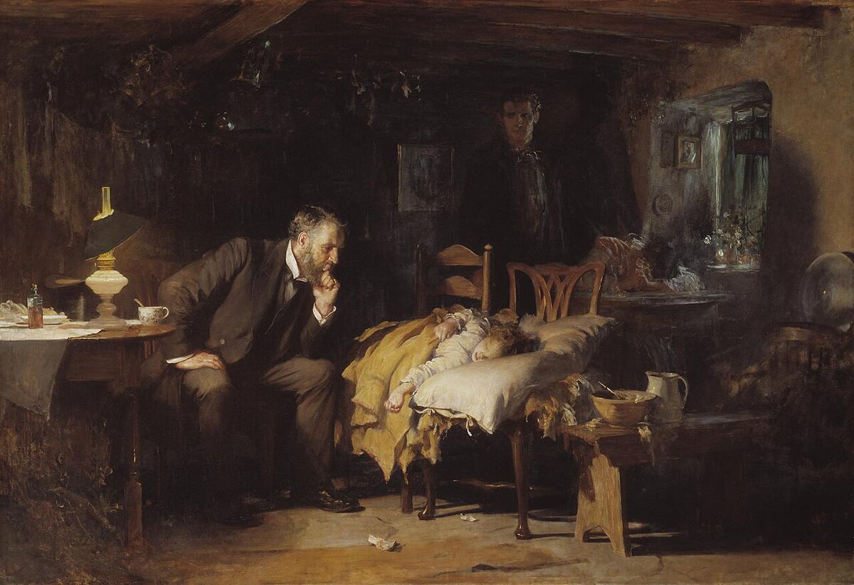 painting the doctor fildes
